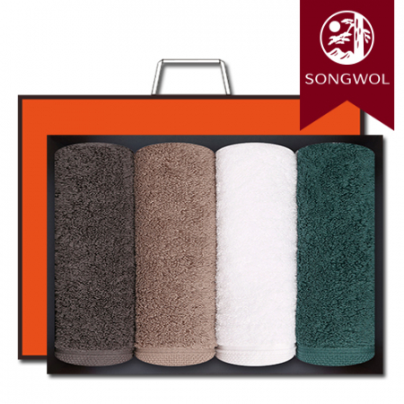 송월타올 포인트 200g (40수/40*80cm) 4매입 선물세트(박스+쇼핑백 포함) #2