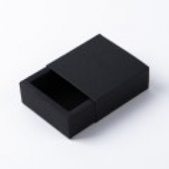 인기박스 무지 슬라이드 포장박스 블랙 가로8~