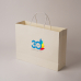 작은이미지: 모두애 컬러인쇄 종이쇼핑백 화이트 #3