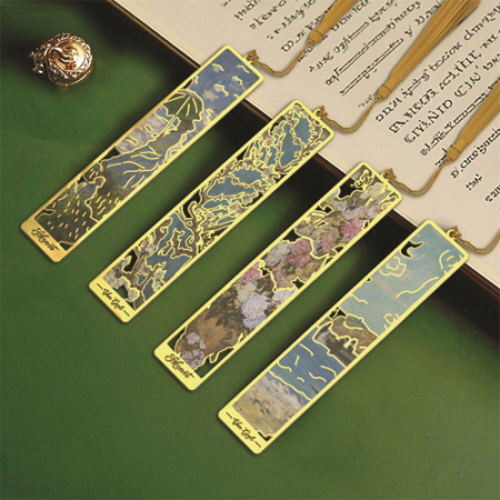 사각 유화그림 북마크 책갈피 #3