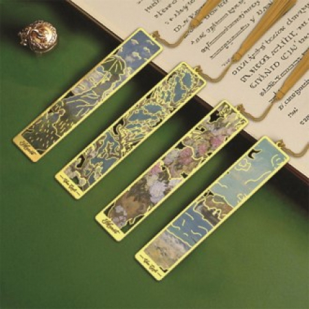 사각 유화그림 북마크 책갈피 #2