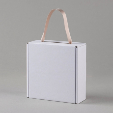 인기박스 G형 끈손잡이 선물상자 화이트(가로 16~36cm)