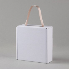 인기박스 G형 끈손잡이 선물상자 화이트(가로 16~36cm)