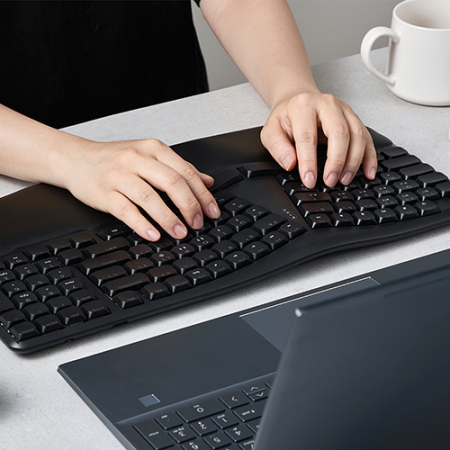 인체공학 설계 저소음 기계식 올인원 키보드 NK909RB #5