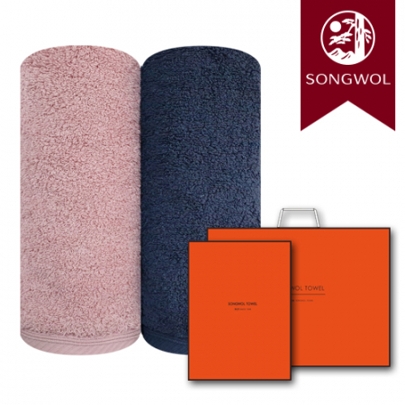 송월타올 파미유 180g (40수/40*80cm) 2매입 선물세트(박스+쇼핑백 포함) #2