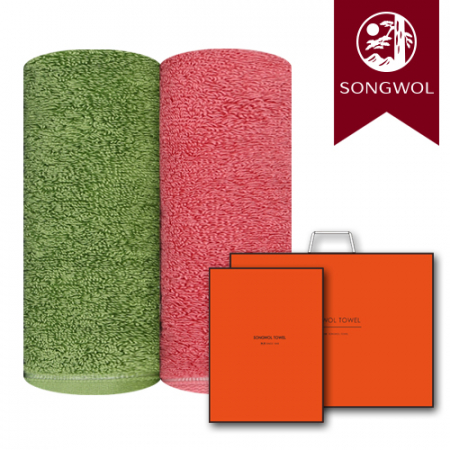 송월타올 컬러풀 170g (30수/40*80cm) 2매입 선물세트(박스+쇼핑백 포함) #3