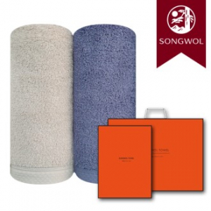 송월타올 샹떼 160g (40수/40*80cm) 2매입 선물세트(박스+쇼핑백 포함)