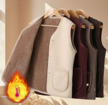 따뜻한 뽀글이 조끼 양털조끼 겨울 방한 #3