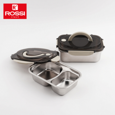 이태리 로시 렌지스텐 칸칸 밀폐용기 2종세트 1100 1700ml(손잡이박스) #3