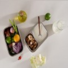 이태리 로시 렌지스텐 칸칸 밀폐용기 2종세트 1100 1700ml(손잡이박스)