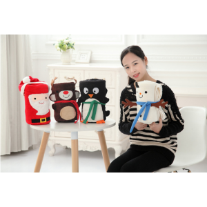 해피크리스마스 캐릭터 담요