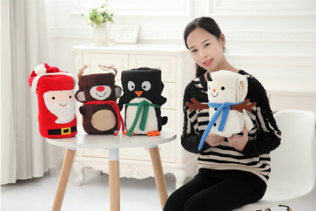 해피크리스마스 캐릭터 담요 #3