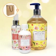 부케가르니 바디워시 520ml+바디로션 100ml+바디미스트 80ml+끈케이스