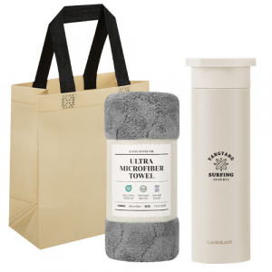 락앤락 스파이더 텀블러 + 타올 선물세트