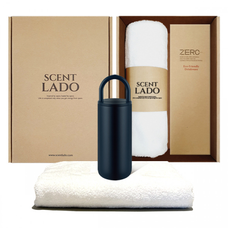 센트라도 송월 타올(수건)+키링 텀블러 세트 #4