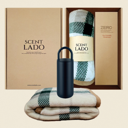 센트라도 극세사 담요+키링 텀블러 세트 #4