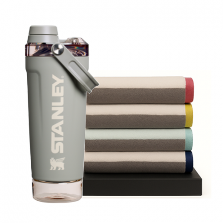 스탠리 액티브쉐이커텀블러591ml+컨테이너103ml+송월고급타올세트 #2