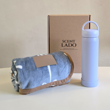 센트라도 극세사 담요+모닝 핸들 텀블러 세트 #2