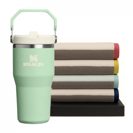 스탠리 아이스플로우 플립 텀블러 591ml+송월고급타올세트 #2