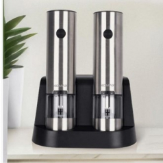 코멕스 그라인더세트 원터치 소금 후추 자동분쇄기