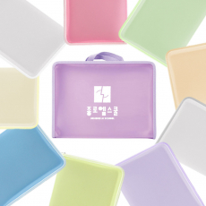 파스텔 지퍼화일 손잡이 3cm/실크인쇄