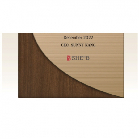 메탈 우드 상패8 #6