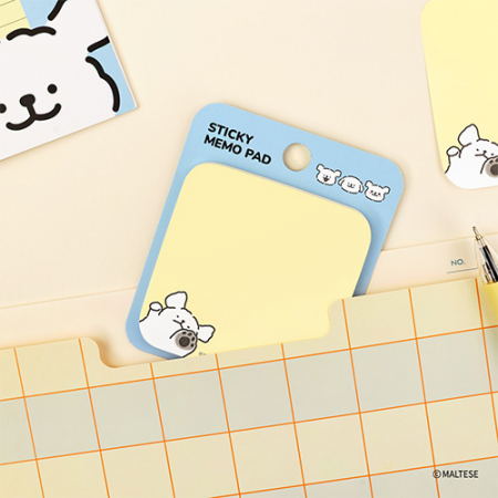 몰티즈 라운드 점착메모지 #5