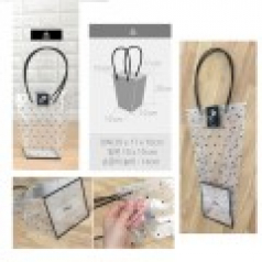 [땡땡이쇼핑백(소)] 비닐쇼핑백/화분쇼핑백