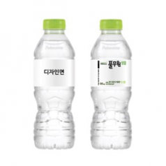 친환경 라벨 생수 풀무원330mL // 제작 인쇄
