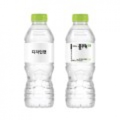 친환경 라벨 생수 풀무원330mL // 제작 인쇄