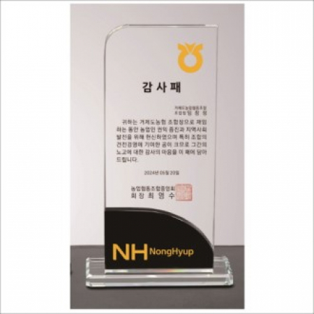 크리스탈 상패423 #2