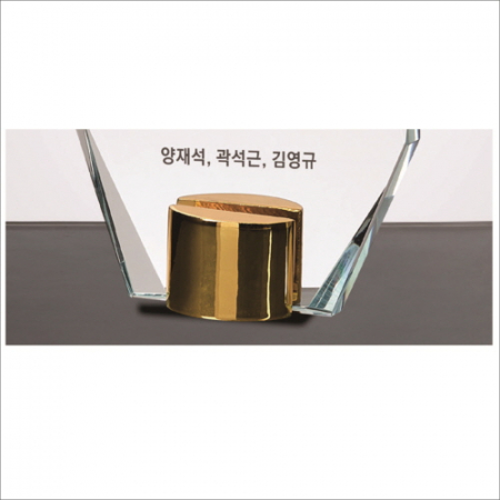 뿔 크리스탈 상패3 #6