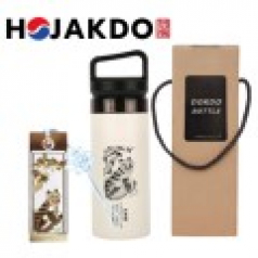 한국전통 호작도텀블러 독도보틀 캡캐리 380ml 책갈피 북마크 기념품