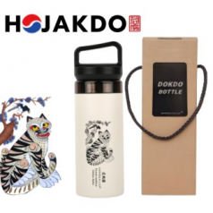한국전통 호작도텀블러 독도보틀 캡캐리 380ml