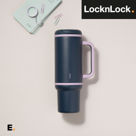 락앤락 에버 완전밀폐 STS316 고급스텐 퍼펙트씰 도트 머그 텀블러 1100ml #3