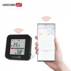 [유니콘IoT] WiFi 스마트 LCD온습도 만능리모컨 냉난방 에어컨 제어통합 TS-HR11