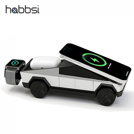 햅시 맥세이프 사이버독 3in1 Qi2 무선 충전기 YMCYBERT2 #3