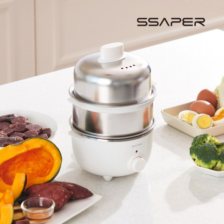 셰퍼 스텐 2단 멀티 계란 찜기 JSK-N5001 #3