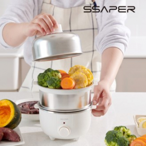 셰퍼 스텐 2단 멀티 계란 찜기 JSK-N5001