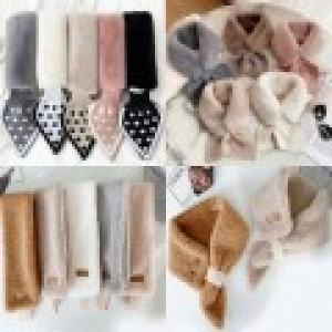 쁘디목도리 퍼목도리 미니목도리 머플러 방한용품 겨울목도리