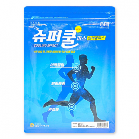 슈퍼 쿨파스 1팩(5매입) #4