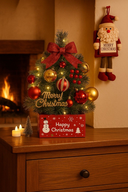 럭셔리 혼합 솔잎 트리세트 40cm #3