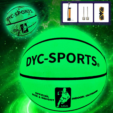 딕스포츠 야광 농구공 7호 실내외겸용 인사템(사은품증정) #3