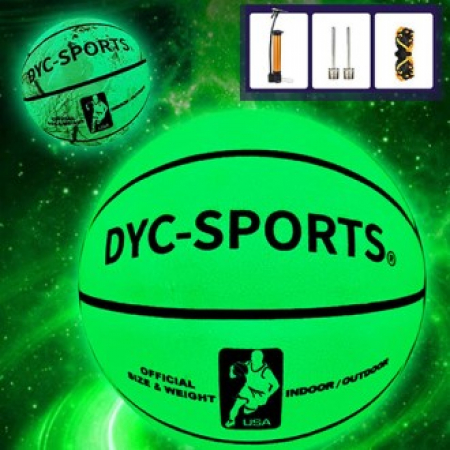 딕스포츠 야광 농구공 7호 실내외겸용 인사템(사은품증정) #2