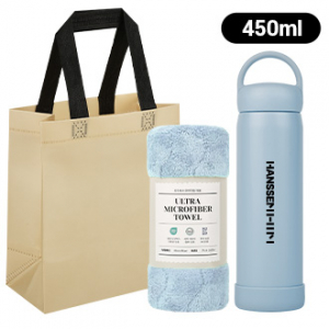 모닝 텀블러 450ml + 타올 선물세트