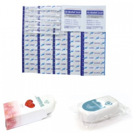 플라스틱 타원형 응급키트(스티커포함) #2