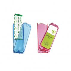 플라스틱 사각응급키트(탄력밴드4매)