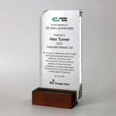 재직 공로 감사 크리스탈상패 ART374