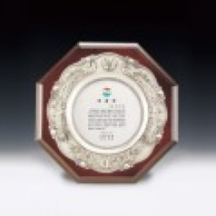 감사 봉황무늬 주석 고급 쟁반 송공패 ANN9-514-1