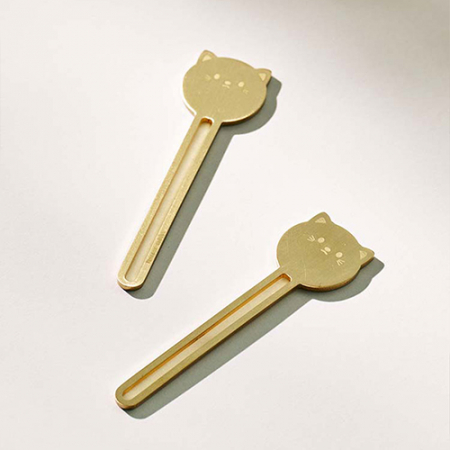 황동 고양이 튜브링거 핸드크림 디스펜서 치약짜개 #4